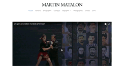Desktop Screenshot of martinmatalon.com