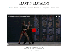 Tablet Screenshot of martinmatalon.com